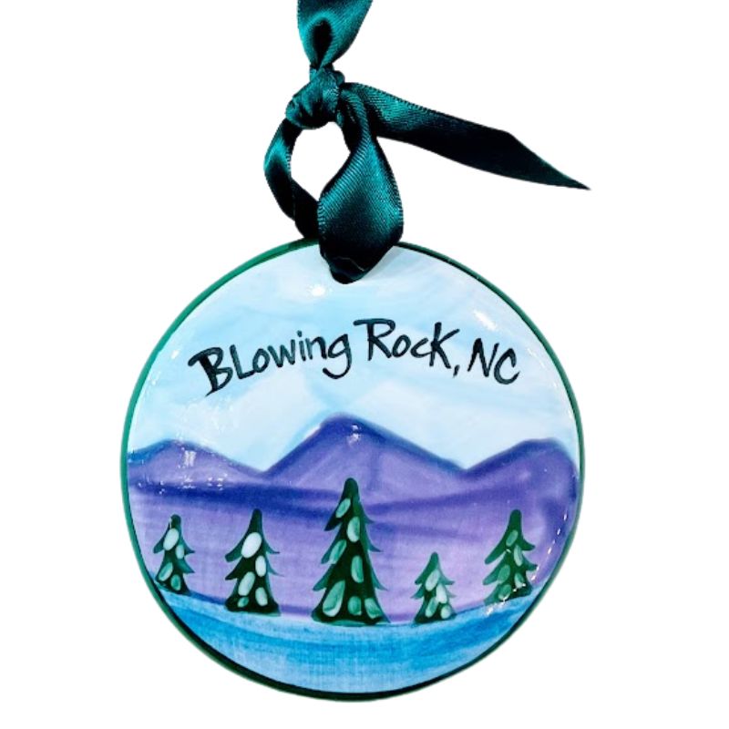 Blowing Rock Mountains Ornament